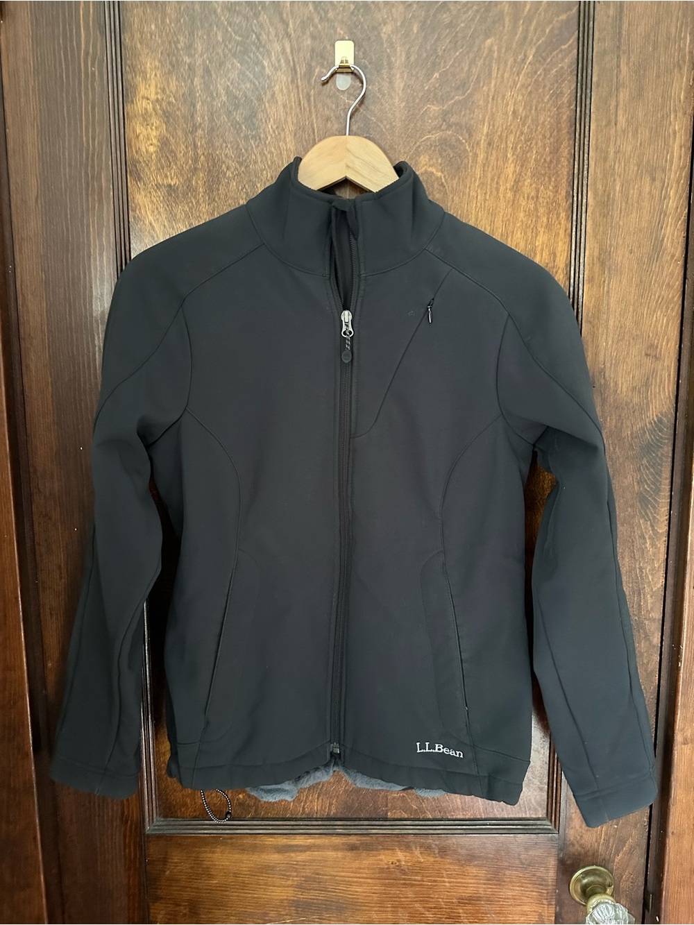 L.L. Bean women’s Black Softshell Jacket